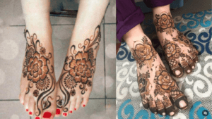 Simple Foot Mehndi Design