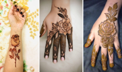 Arabic Rose Mehndi Design