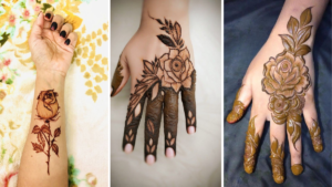 Arabic Rose Mehndi Design