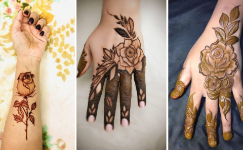 Arabic Rose Mehndi Design