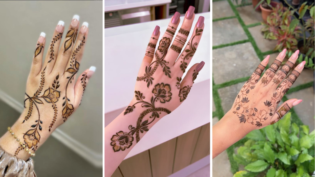 Short Mehndi Design