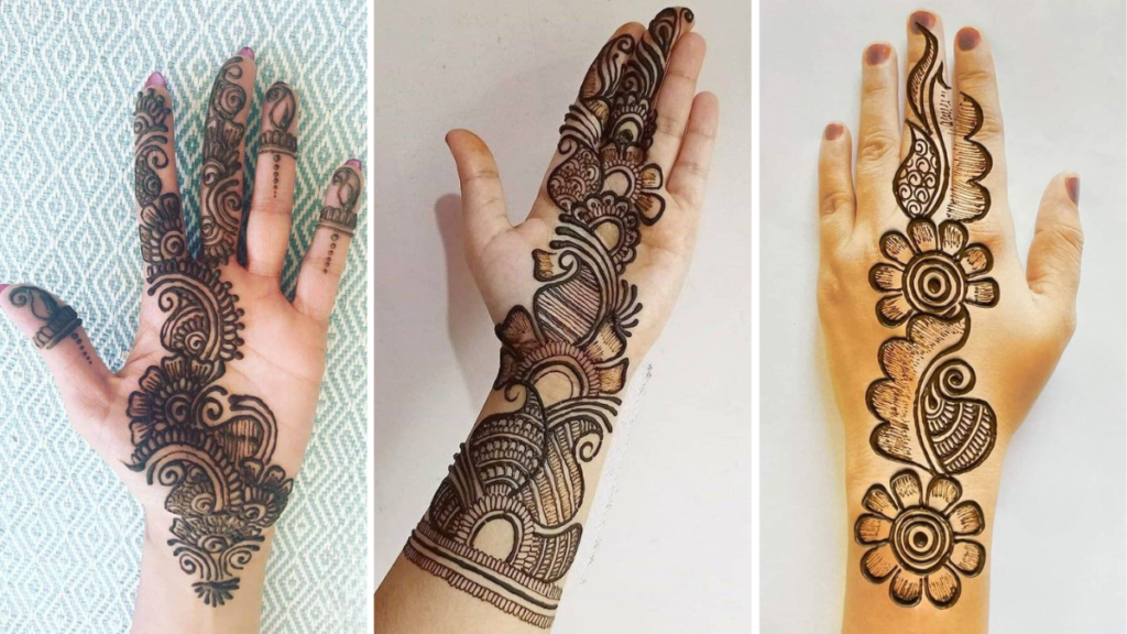Short Mehndi Design