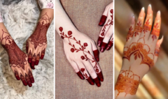 Back Hand Mehndi Design Simple