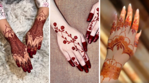 Back Hand Mehndi Design Simple