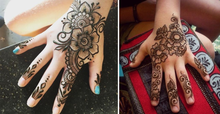 Mehndi designs kids
