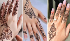 Henna tattoo mehndi design simple