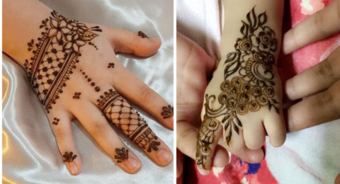 Cute easy mehndi designs