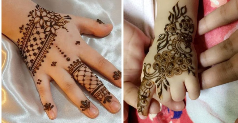 Cute easy mehndi designs