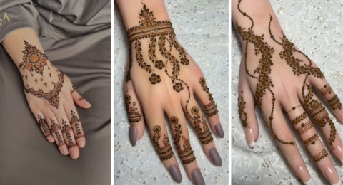 Henna Back Hand Mehndi Design
