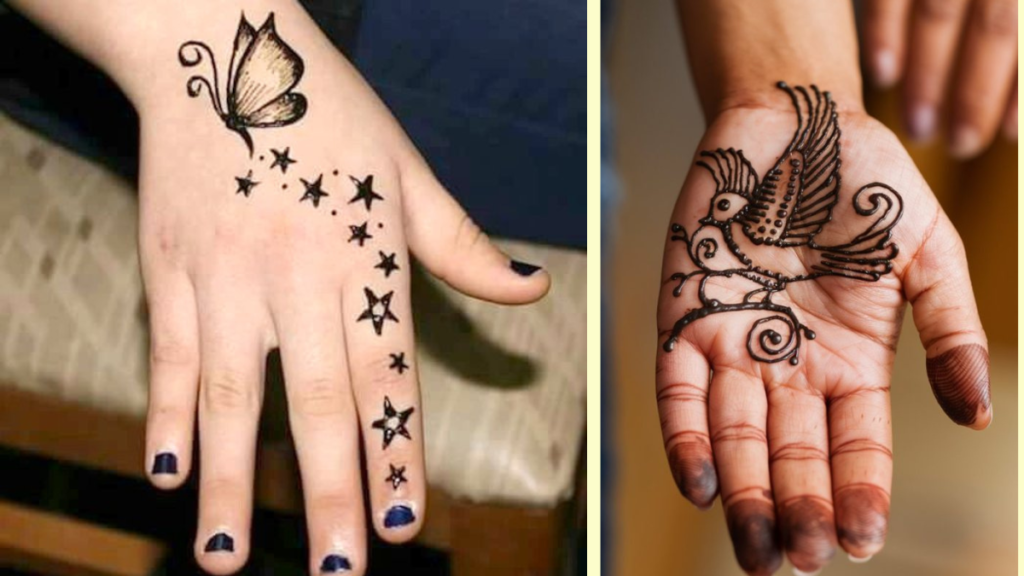 Cute easy mehndi designs