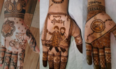 Bhai rakhi mehndi design