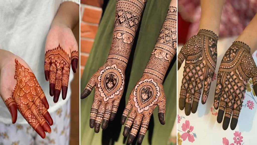 royal front hand mehndi design