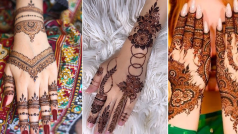 Rabeeca khan mehndi design