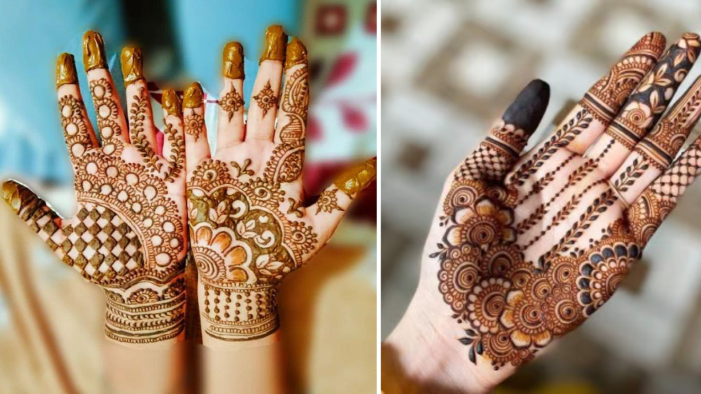 Rabeeca khan mehndi design