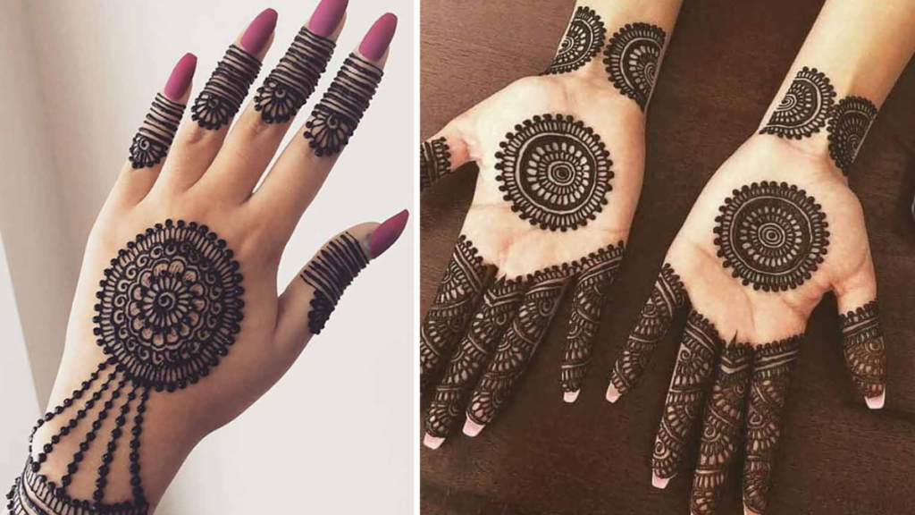 Rabeeca khan mehndi design