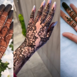 Easy simple flower mehndi design