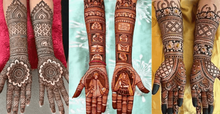 Latest design of mehndi:"2025 के सबसे ट्रेंडिंग मेहंदी डिजाइन जो हर शादी और त्योहार की शोभा बढ़ा देंगे, देखें ये खास और खूबसूरत स्टाइल और बनें सबकी नजरों का आकर्षण।"