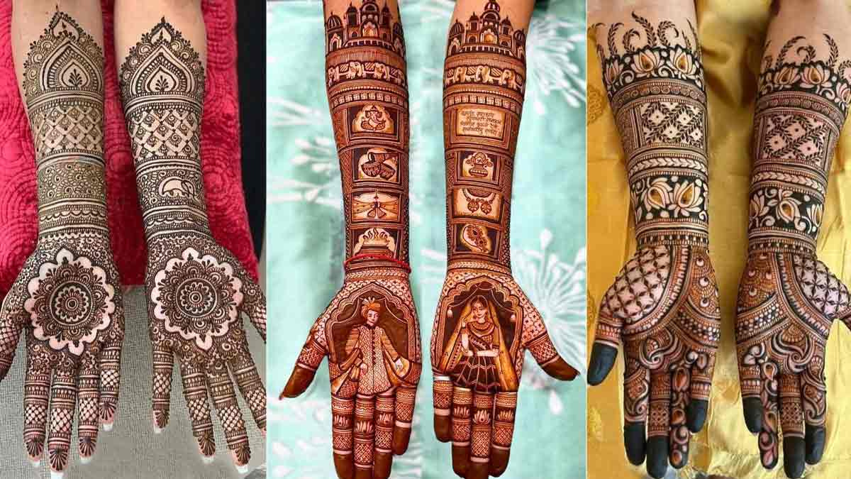 Latest design of mehndi:"2025 के सबसे ट्रेंडिंग मेहंदी डिजाइन जो हर शादी और त्योहार की शोभा बढ़ा देंगे, देखें ये खास और खूबसूरत स्टाइल और बनें सबकी नजरों का आकर्षण।"