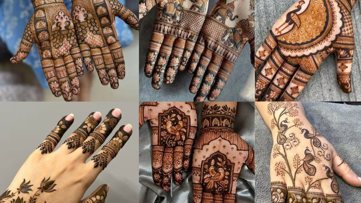 Mehndi design latest new:मेहंदी डिजाइन में नवीनतम 2025 स्टाइल और कलर टिप्स, जो आपको दमकाएंगे।