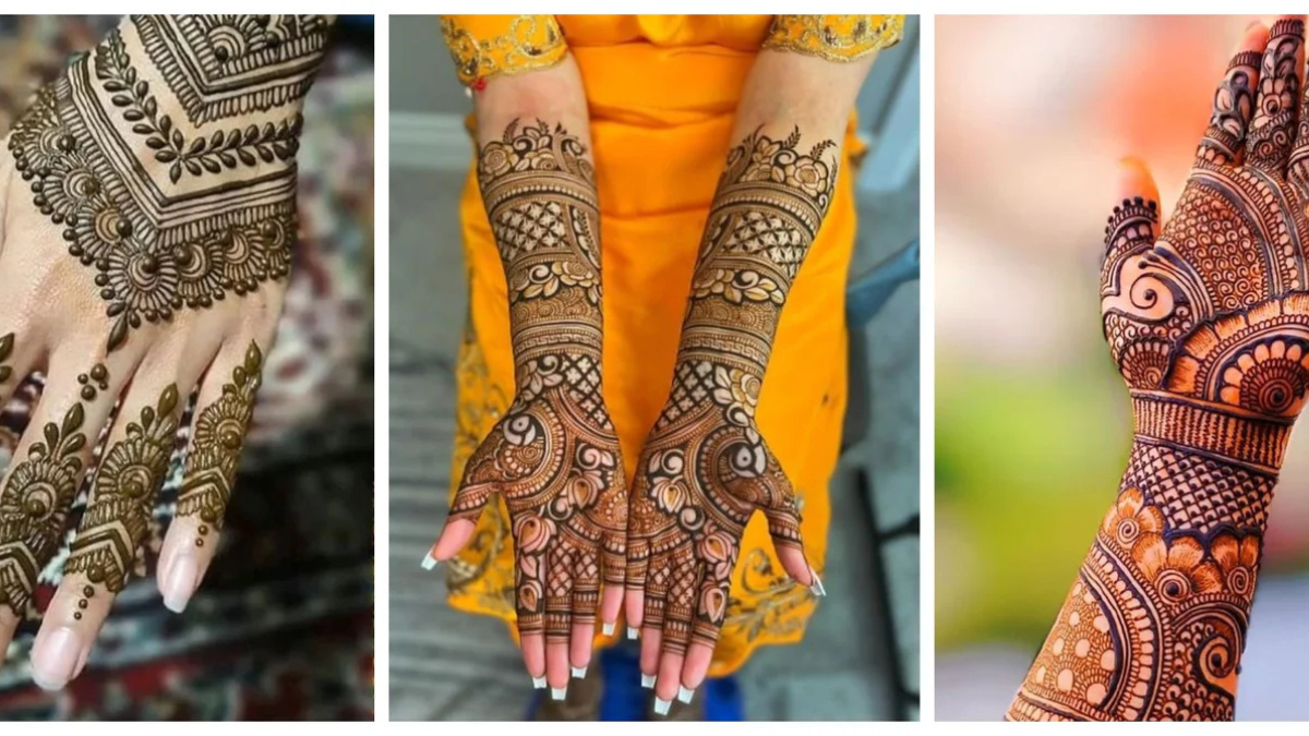 Designer mehndi latest:"2025 के ट्रेंड में सबसे खूबसूरत डिज़ाइनर मेहंदी डिज़ाइन – ब्राइडल से लेकर पार्टी तक हर अवसर के लिए स्टाइलिश और यूनिक पैटर्न जो हर किसी को मोह लें, अभी देखें!"