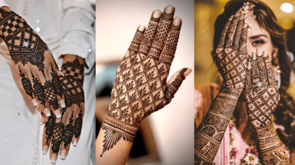 Flower stylish back hand mehndi :"ये फ्लावर बैक हैंड मेहंदी डिज़ाइन देखकर आप खुद को आज़माने से नहीं रोक पाएंगे!"