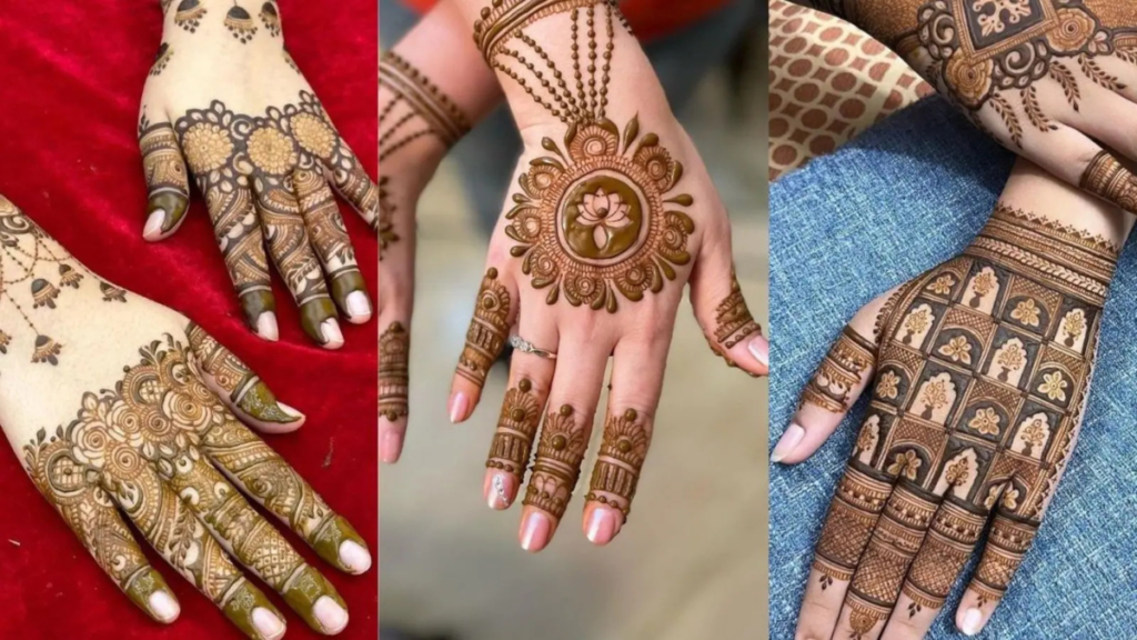 Easy arabic mehndi design back hand