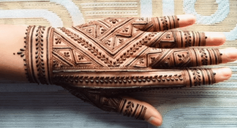 New teej mehndi designs