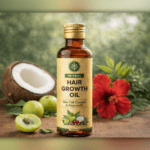 Best hair growth oil with amla, coconut and hibiscus for hair fall control and regrowth