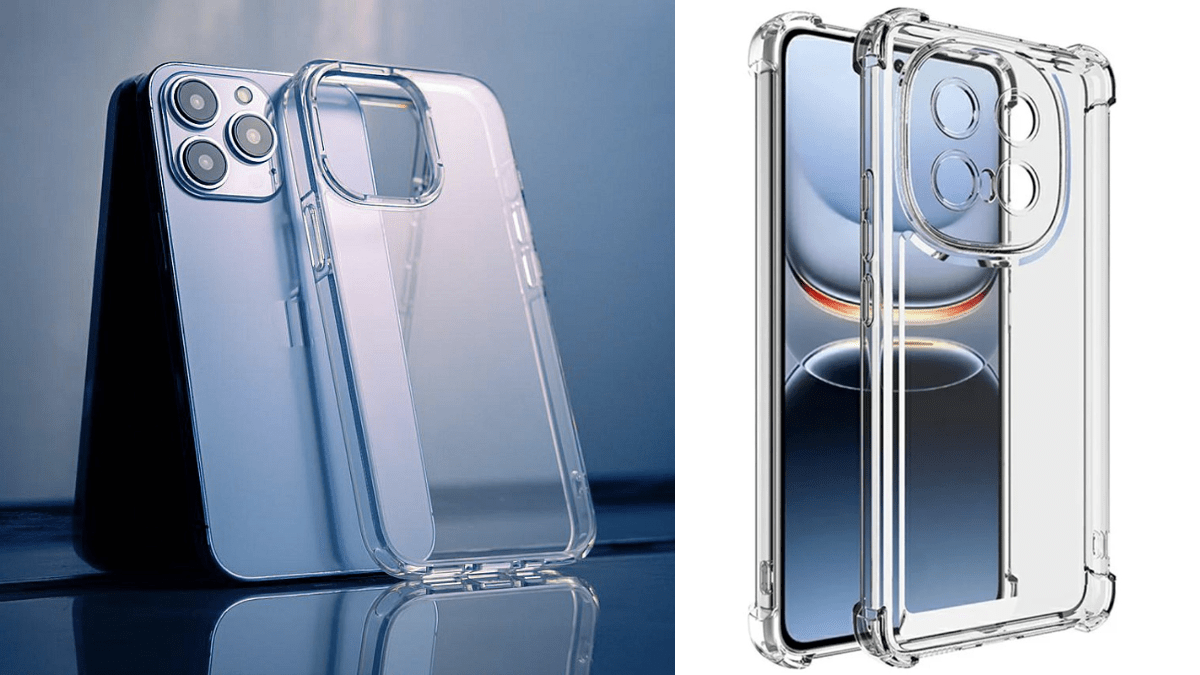 ट्रांसपेरेंट शॉकप्रूफ कवर