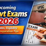 Upcoming Govt Exams 2026
