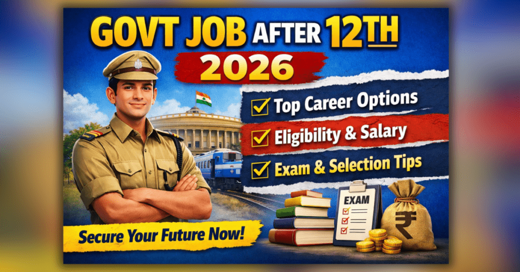 Govt Job After 12th