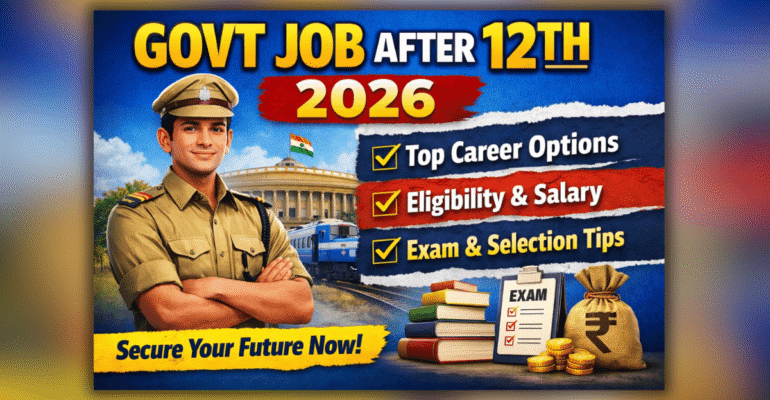 Govt Job After 12th
