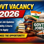 Govt Vacancy 2026