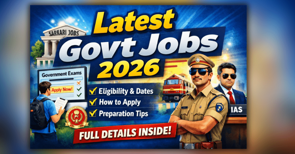 Latest Govt Jobs 2026
