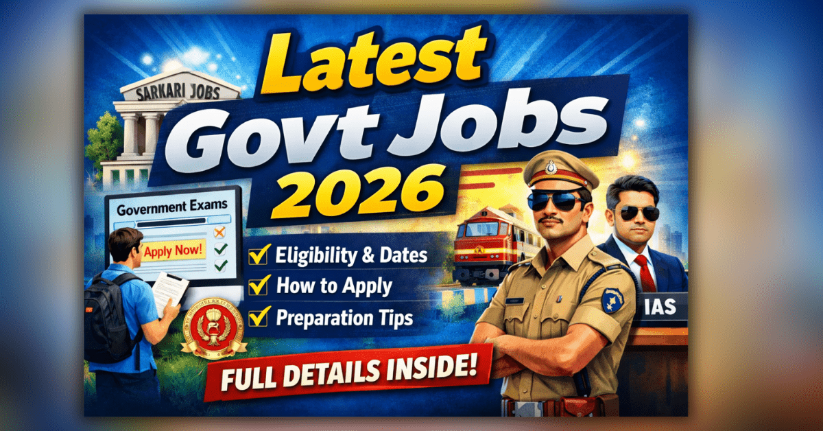 Latest Govt Jobs 2026