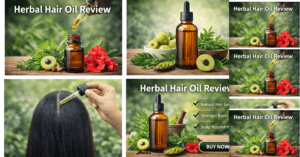 Herbal hair oil for hair growth, dandruff control and strong shiny hair