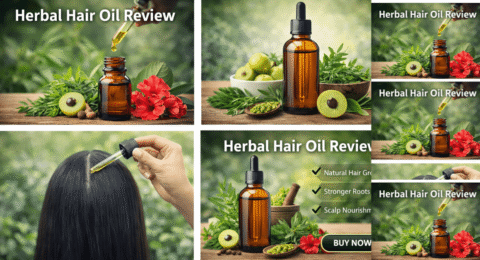 Herbal hair oil for hair growth, dandruff control and strong shiny hair