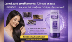 L'Oreal Paris Hyaluron Moisture Conditioner 72 घंटे की नमी देने वाला कंडीशनर ड्राई और फ्रिज़ी बालों के लिए