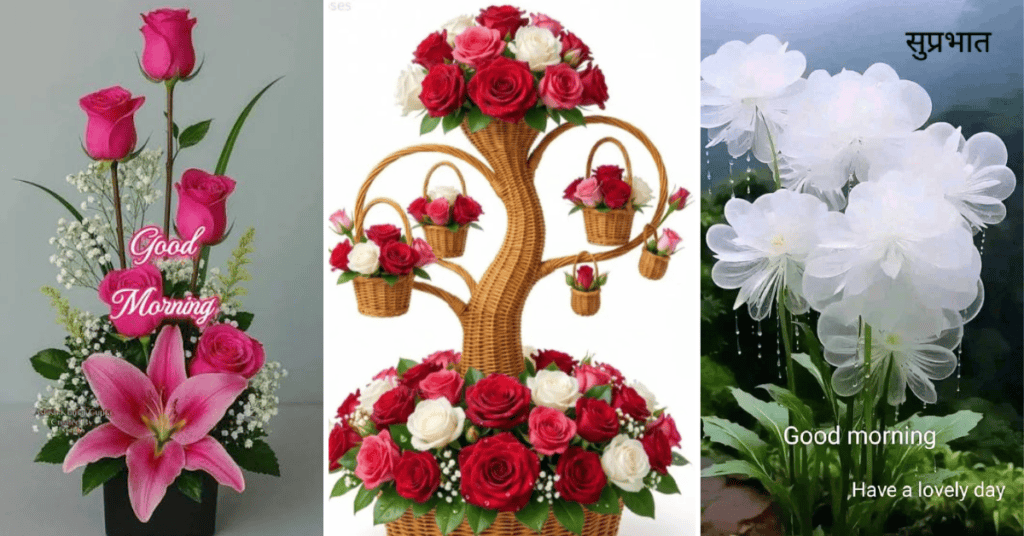 धार्मिक गुड मॉर्निंग Flower