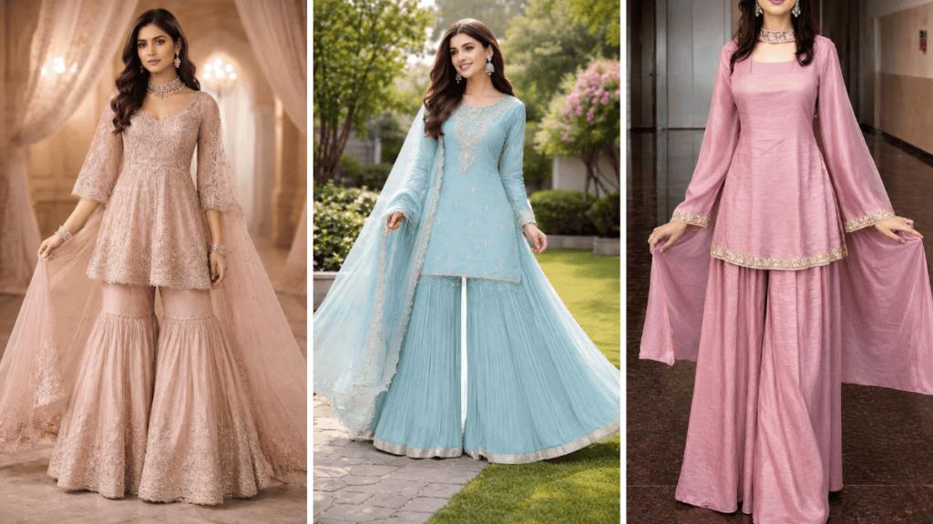 Girl Sharara Suit Design