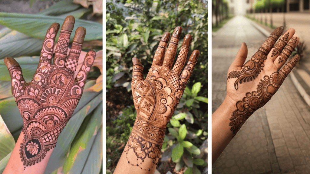 Front Hand Mehndi Design