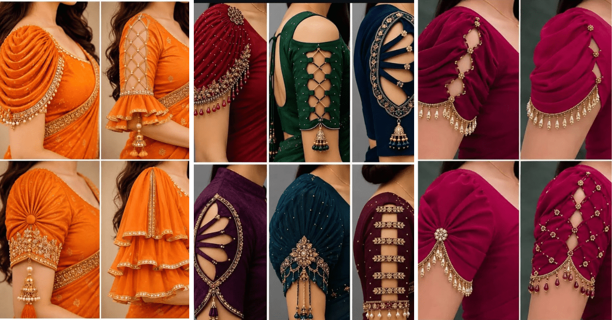 Trendy Blouse Sleeves Design