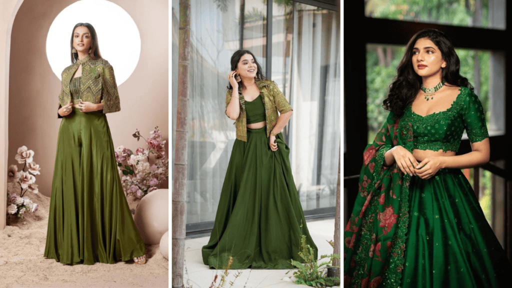 Mehndi Dress for Girl