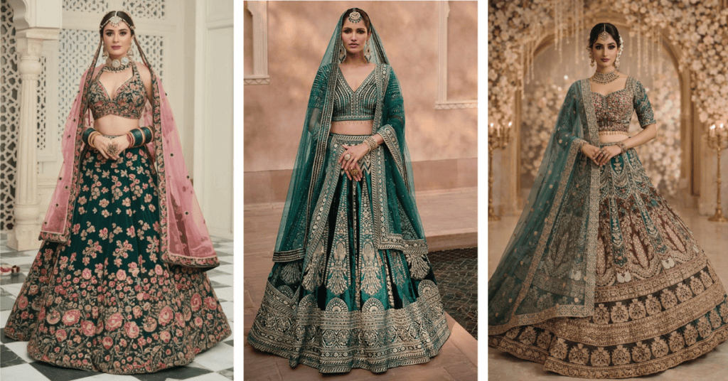 Green Lehenga