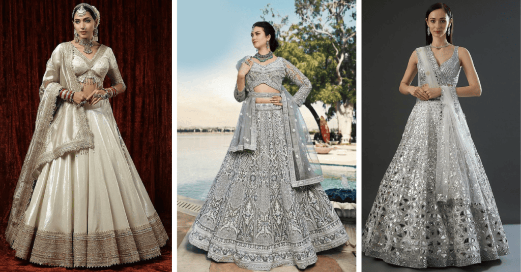 Silver Lehenga