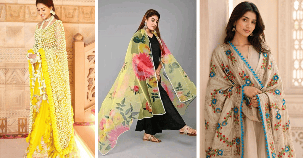 Floral Dupatta