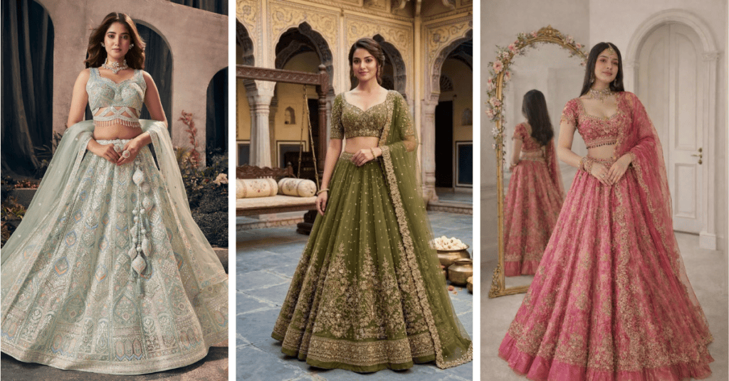 Mint Green Lehenga