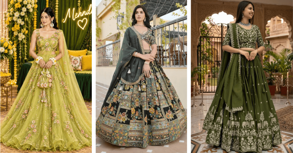 Teej Lehenga