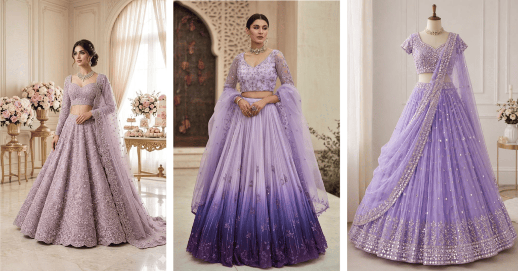Lavender Lehenga