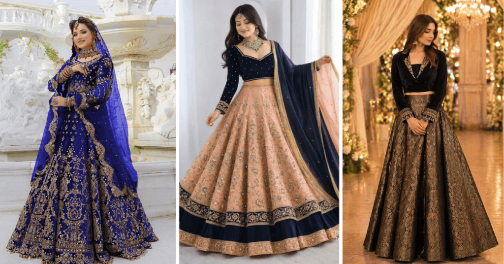 Velvet Lehenga 